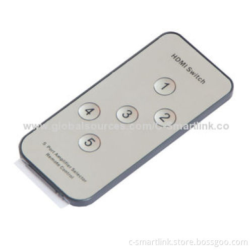 HDMI 5 x 1 Switch, IR Remote and with AC Power Port, Supports 3D, 1,080P, HDCP, Auto-switch